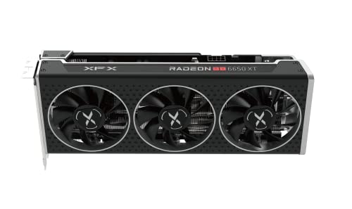 XFX Swift AMD Radeon RX 9060 XT OC White Gaming Edition with 8GB GDDR6 HDMI 2xDP, AMD RDNA 4 RX 9060XT RX-96TSW8GWQ