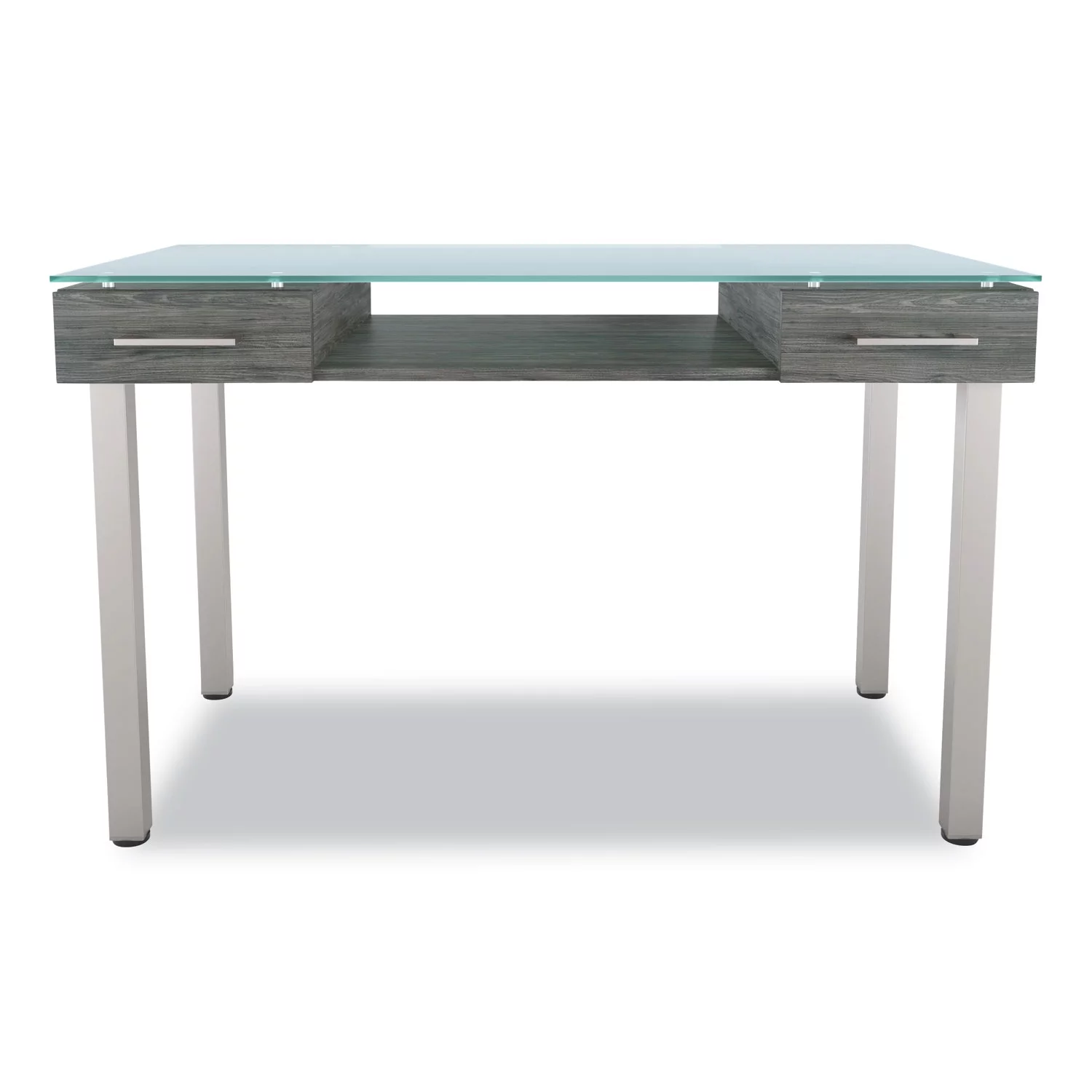 Union and Scale 24398955 Prestige Glass Writing Desk, 47.1