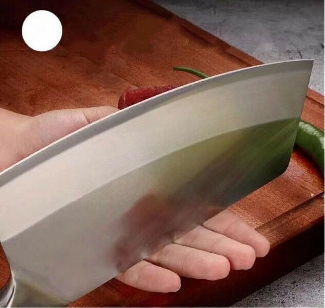 8 'Stainless Steel Kitchen Knife Meat Chopping Cleaver Butcher Slicing Chef Knife