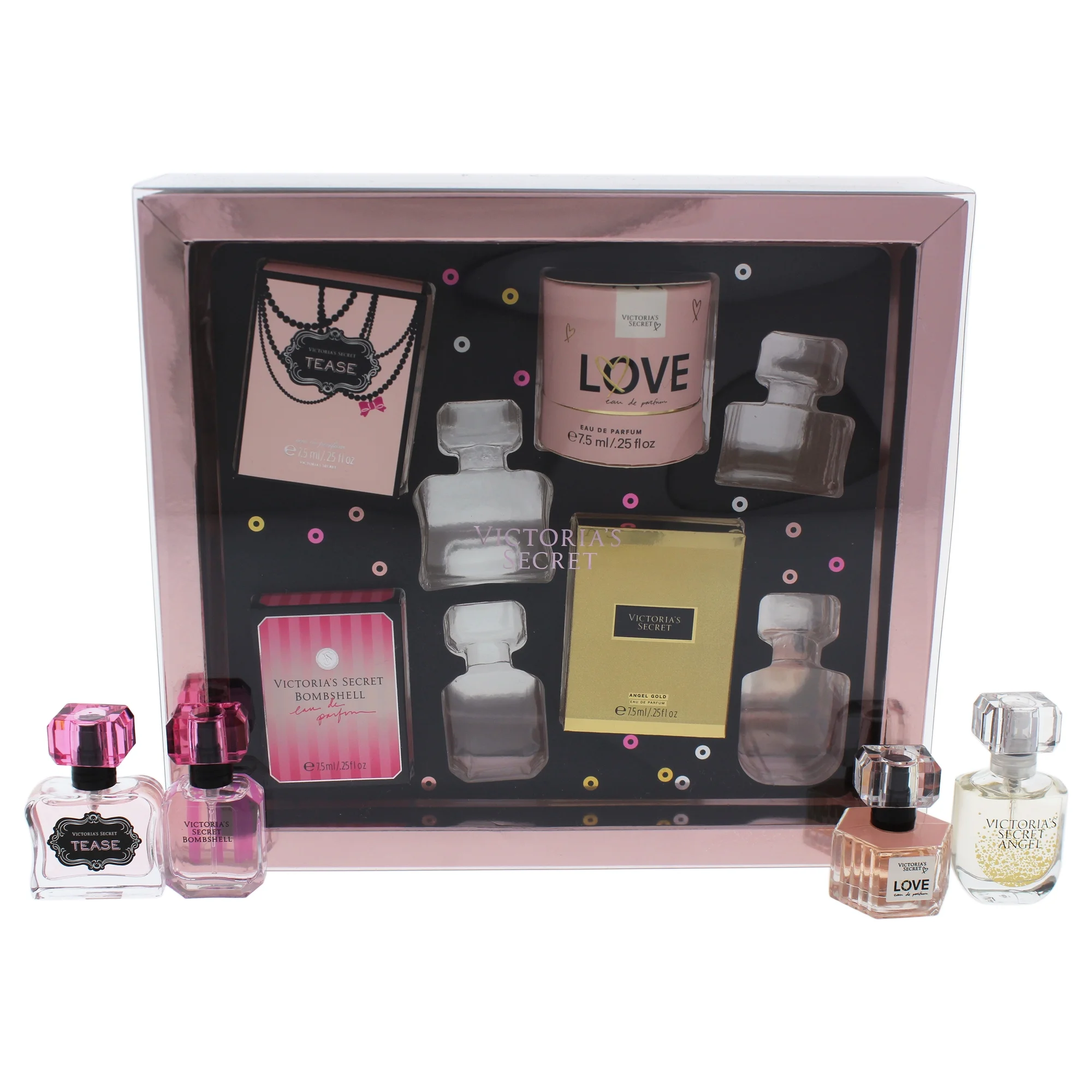 Victorias Secret Coffret by Victorias Secret for Women - 4 Pc Gift Set 1oz EDP Spray Tease, 1oz EDP