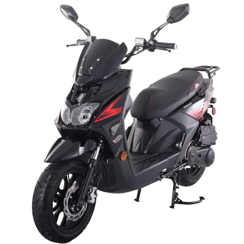 X-PRO Fiji 200 EFI Electronic Fuel Injection Moped Scooter with 13