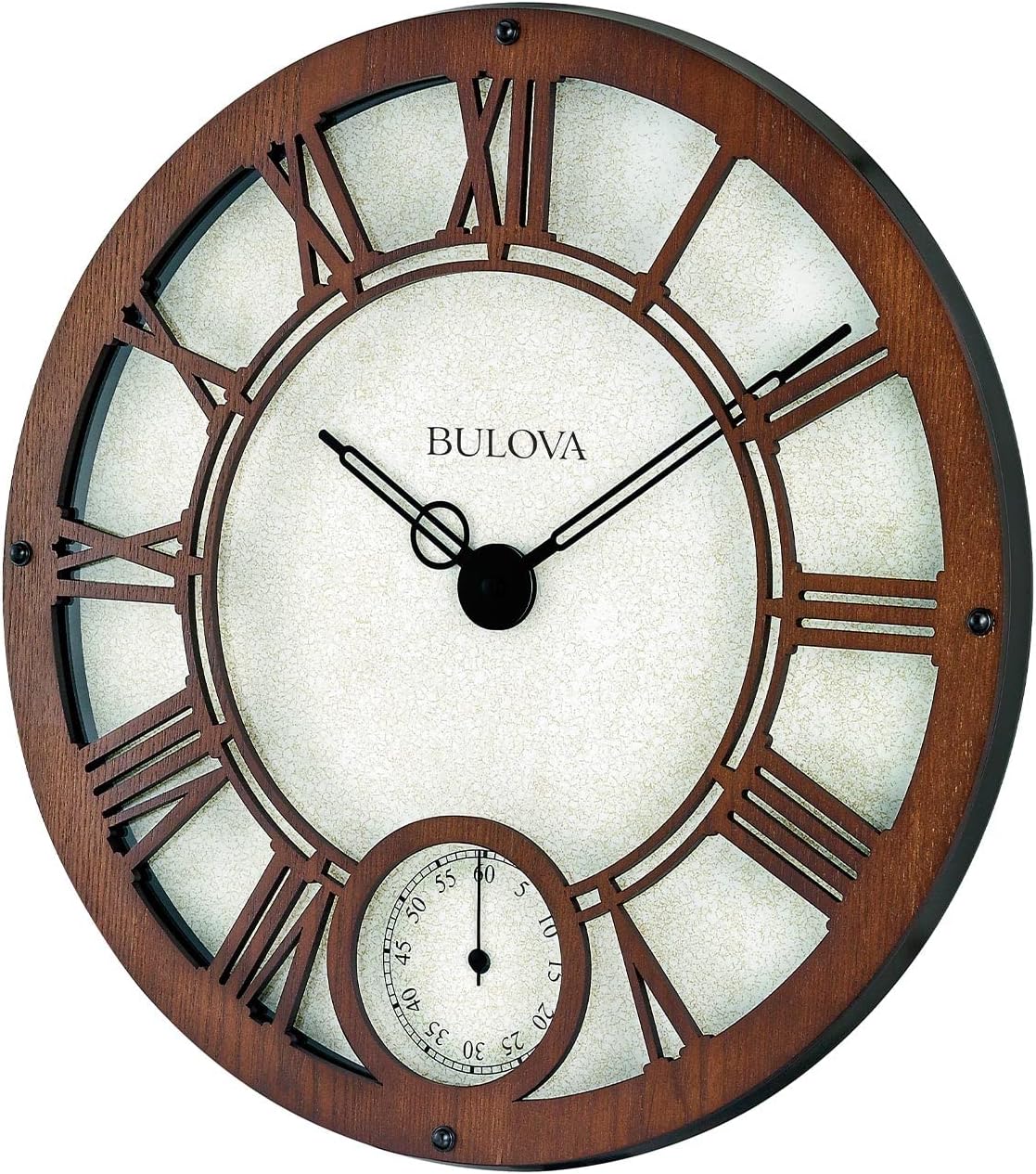 Bulova Clocks Model C4887 Beacon Hill, Walnut