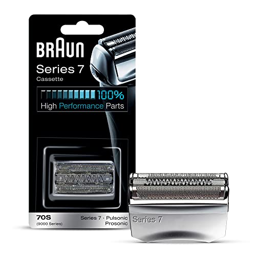 Braun Series 7 70S Electric Shaver Head Replacement, Efficient and Comfortable Shaving, Replace every 18 Months, Compatible with Series 7 Shavers: 720cc, 730cc, 735s, 750cc, 760cc, 790cc, and 795cc
