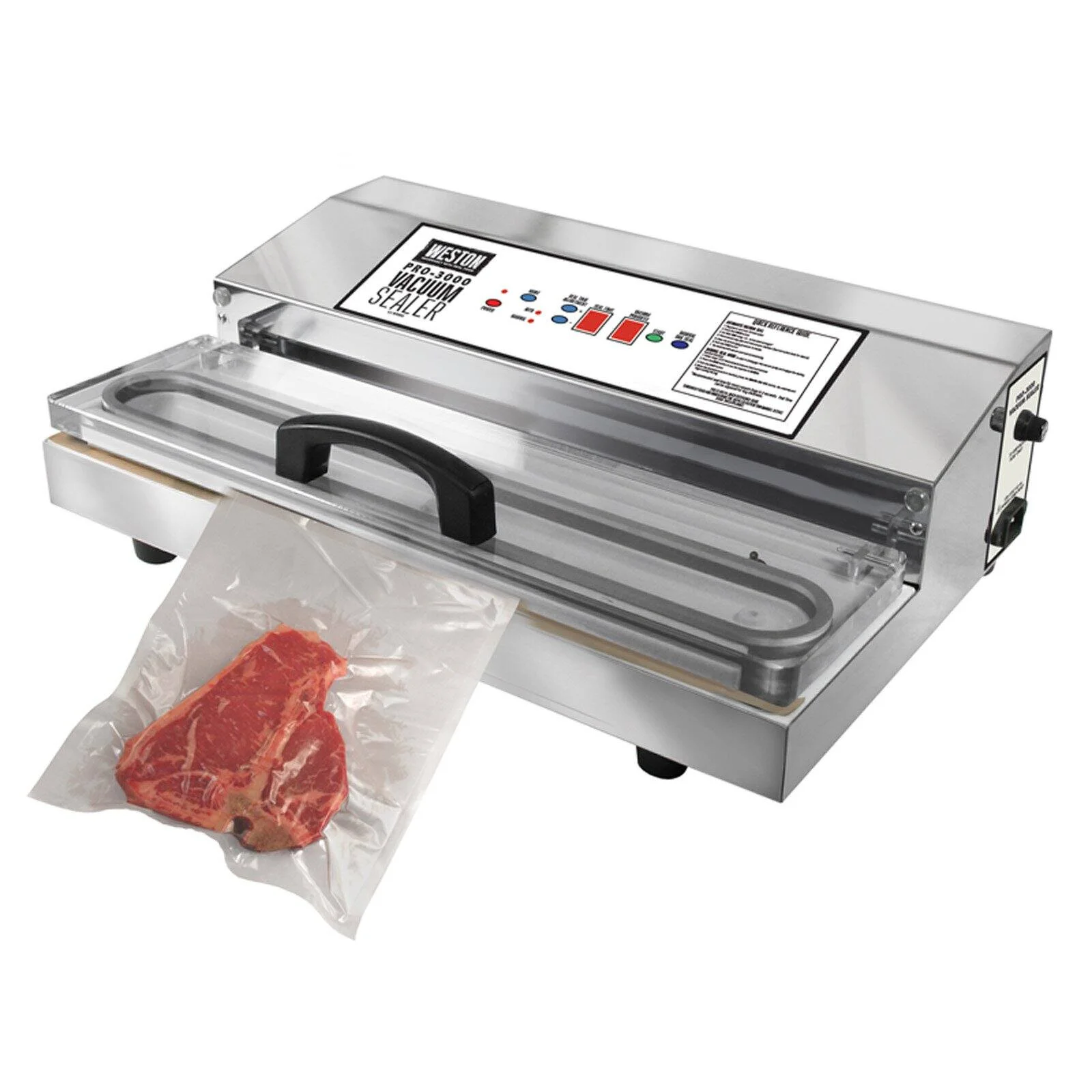 Weston Pro-3000 Stainless Steel Vacuum Sealer, 65-401-W
