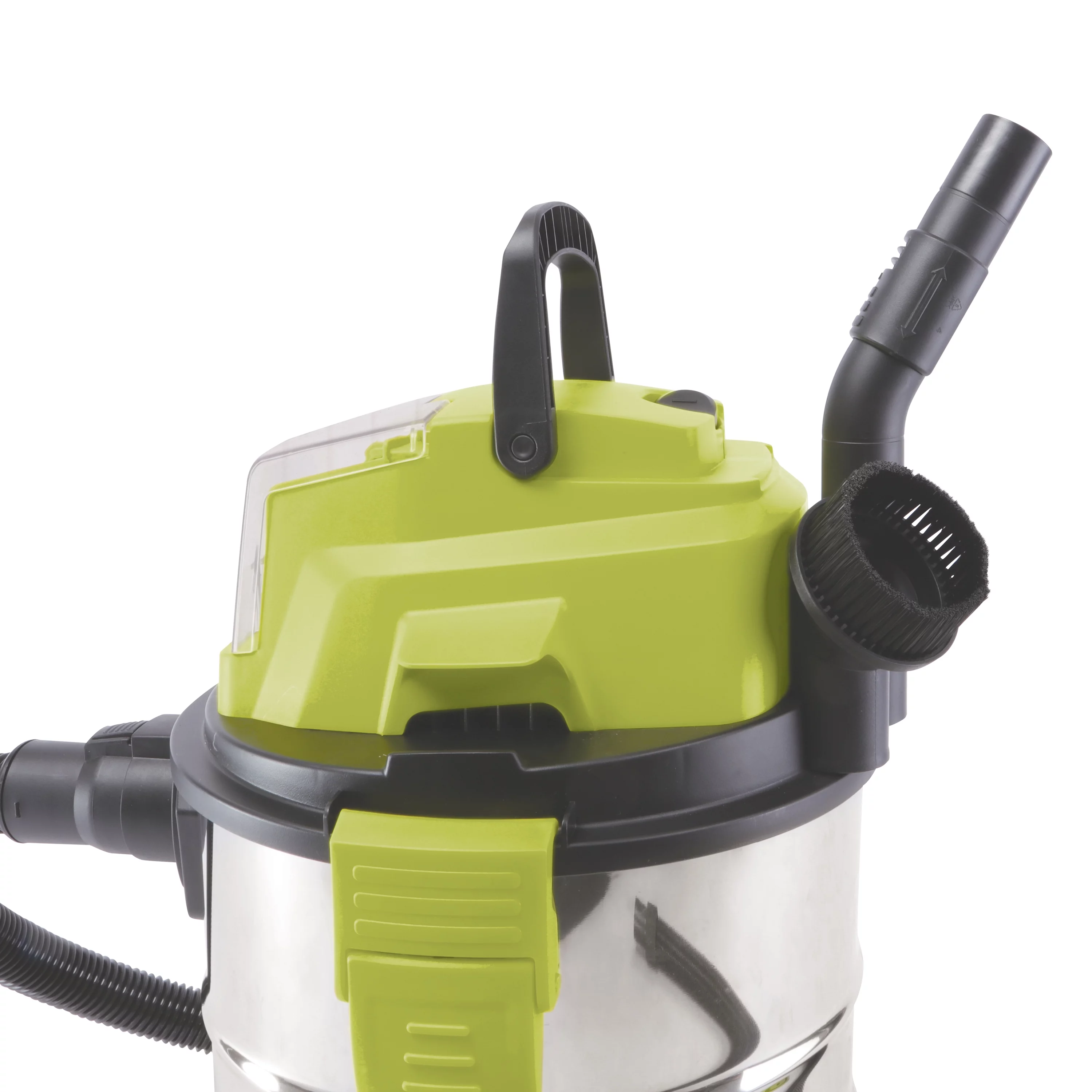 Sun Joe 24V Cordless Stainless Steel 5.3-gal Wet + Dry Vacuum, 4.0-Ah Battery & Charger