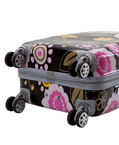 Rockland Vision Hardside Spinner Wheel Luggage, Pucci, Carry-On 20-Inch