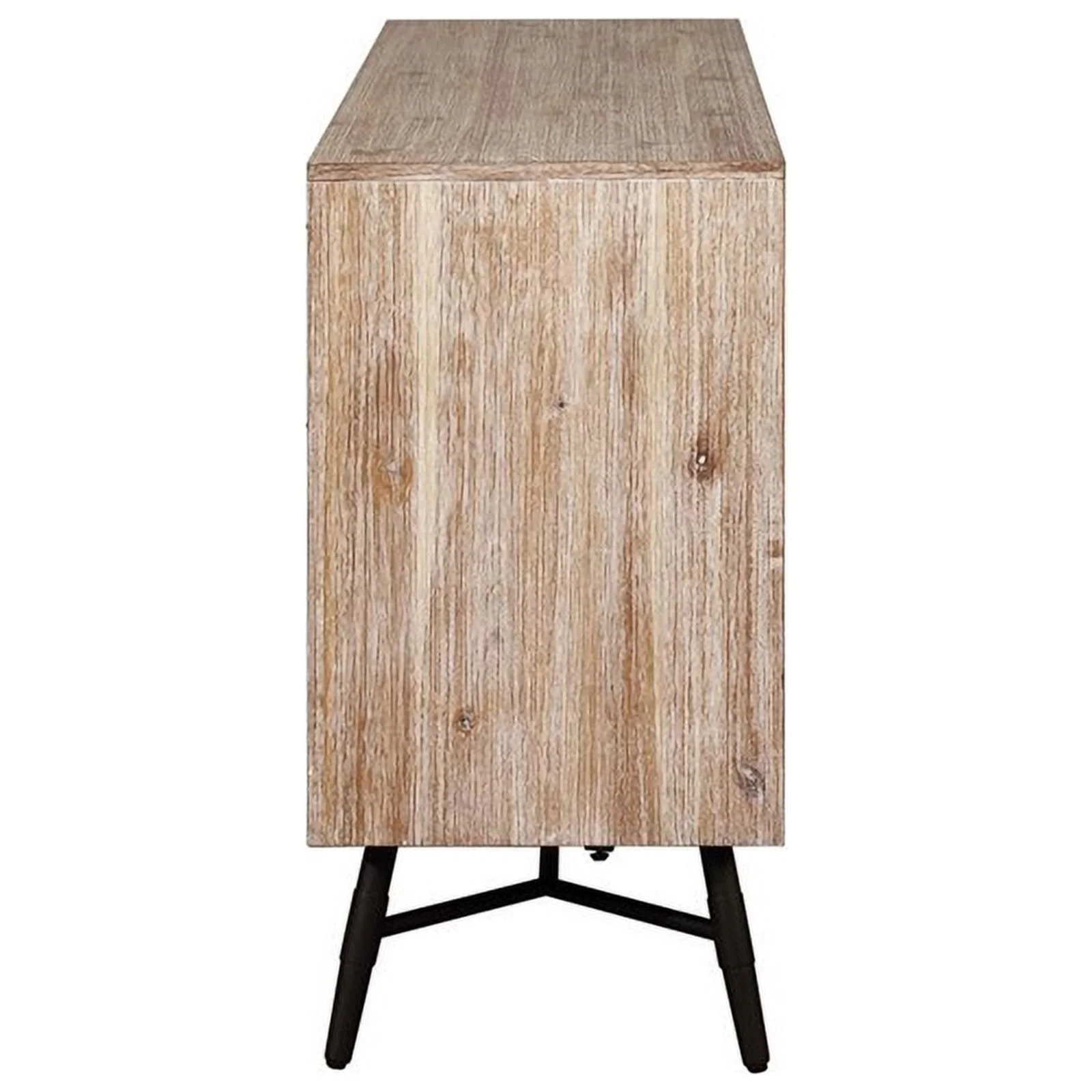 Pemberly Row 6-drawer Farmhouse Wood Dresser in Brown Finish