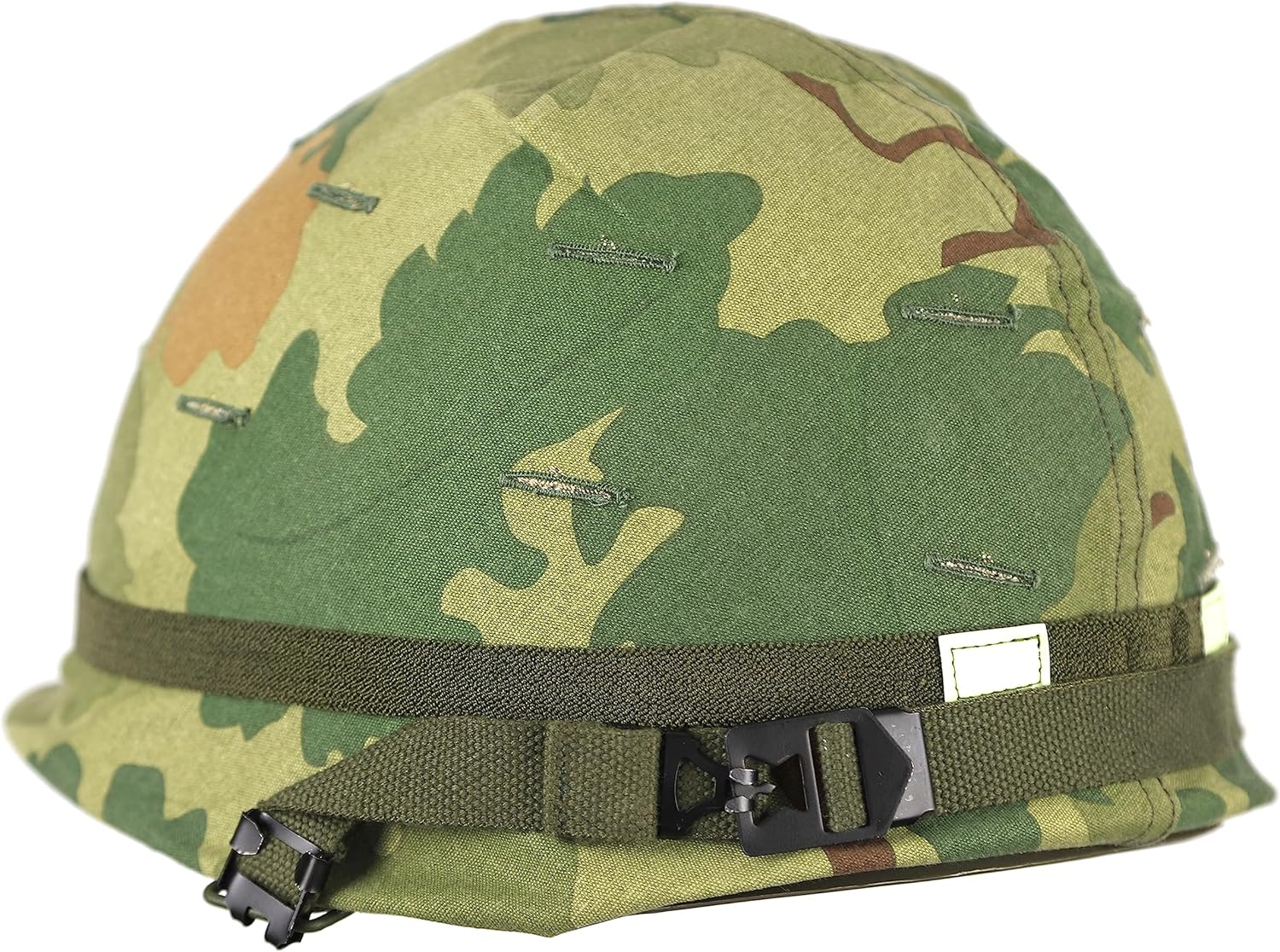 Vietnam War US M1 Helmet with Mitchell Cover