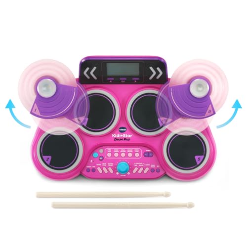 VTech Kidi Star Drum Pad, Black