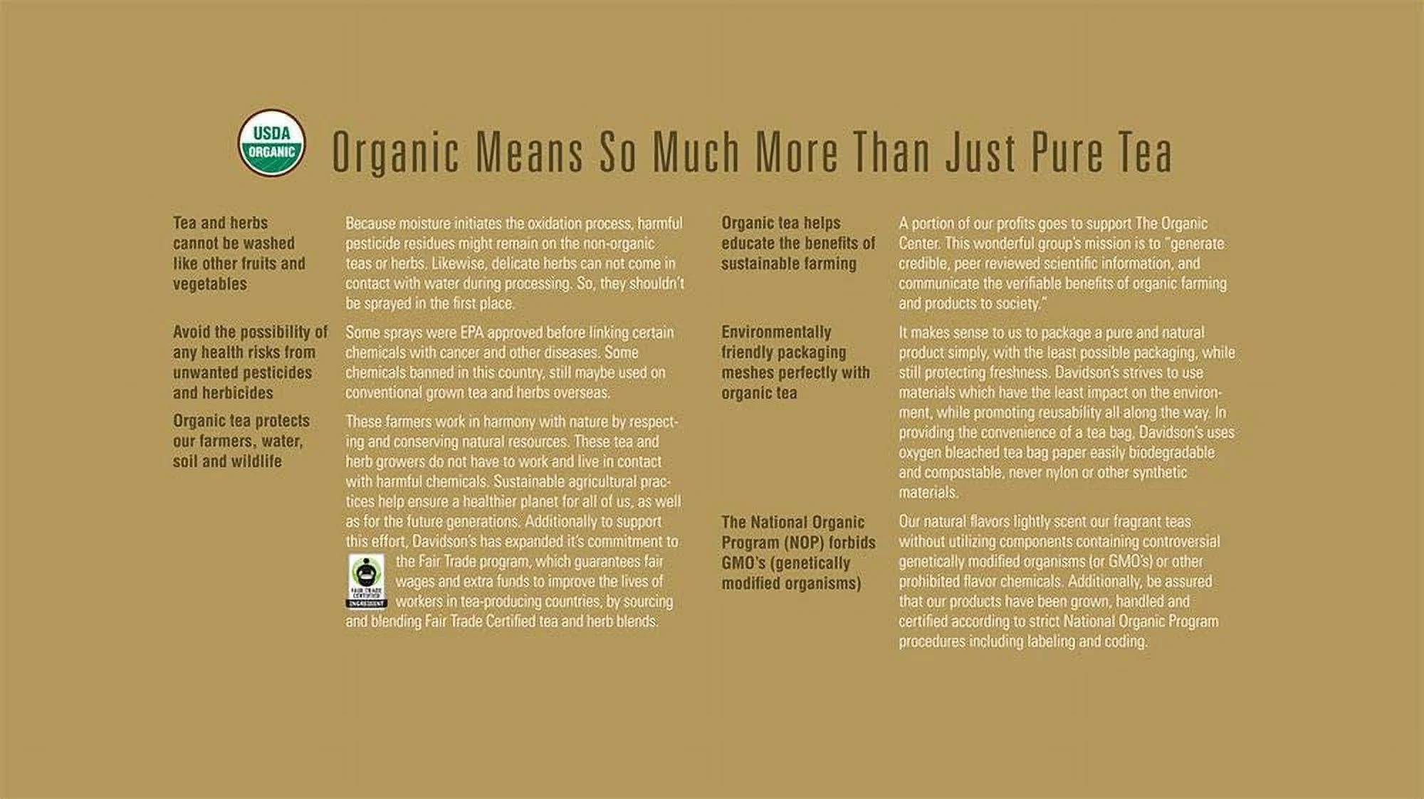 Davidson,S Organics, Spiced Pear, 100-Count Individually Wrapped Tea Bags