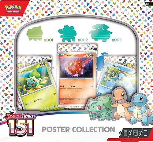 Pokemon TCG Scarlet & Violet 3.5 Pokemon 151 Poster Collection