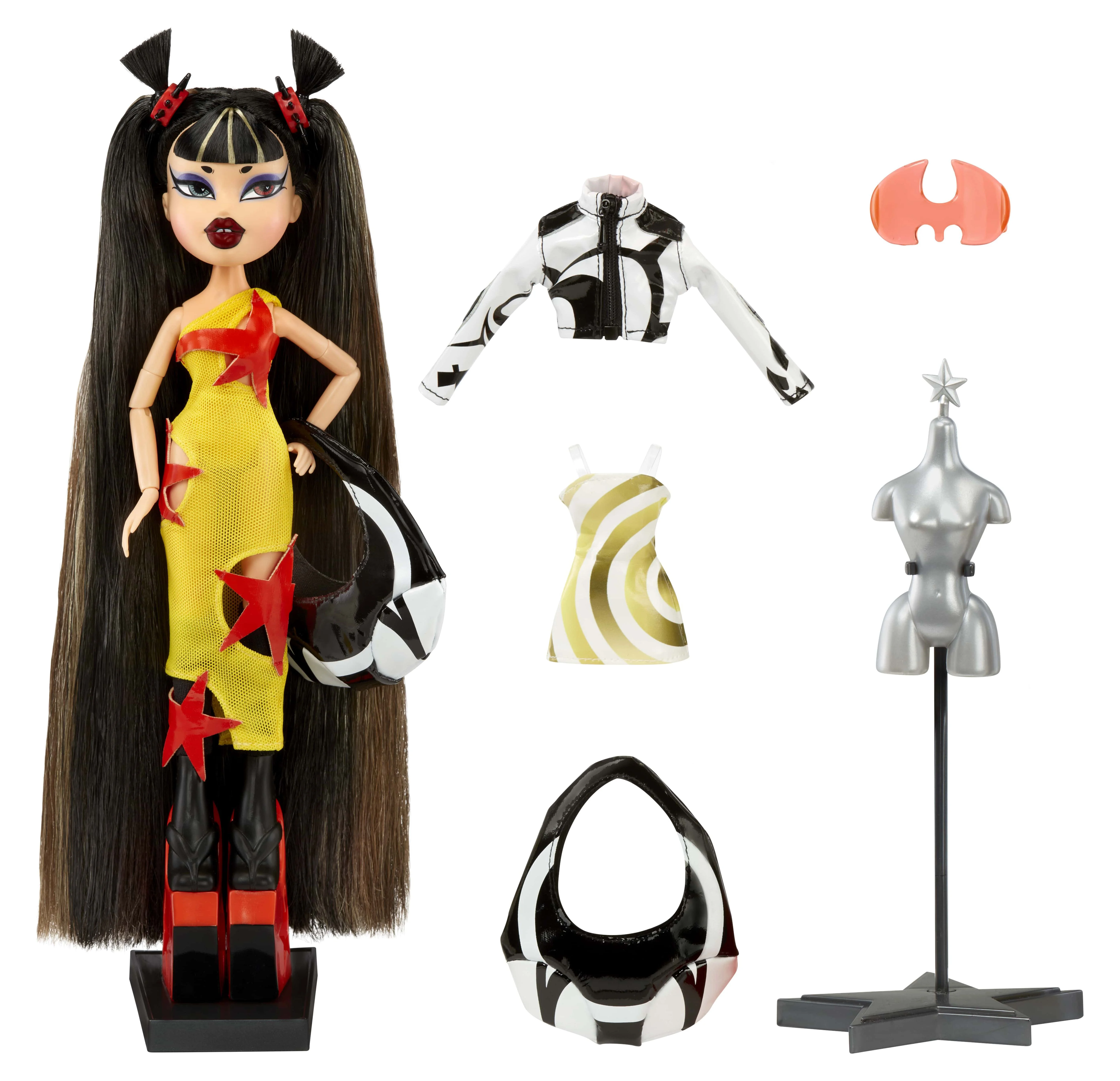 Bratz x Mowalola Special Edition Designer Jade Fashion Doll with 2 Outfits, Assembled 12 inch