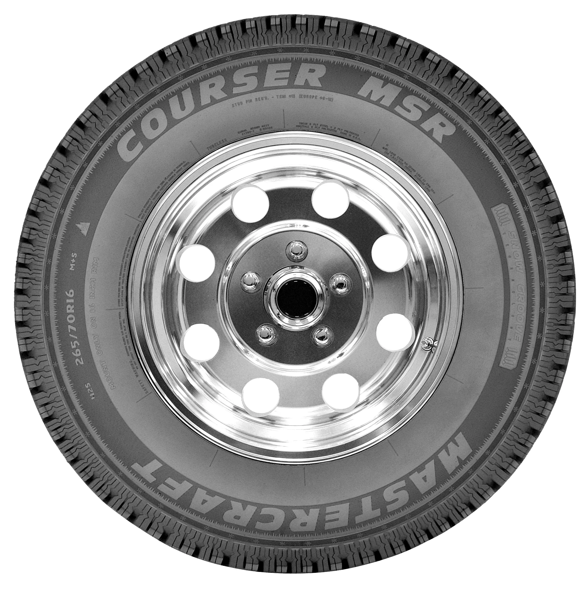 Mastercraft courser msr P235/75R15 105S bsw winter tire Fits: 1995-99 Chevrolet Tahoe LT, 1999 Chevrolet Silverado 1500 Base