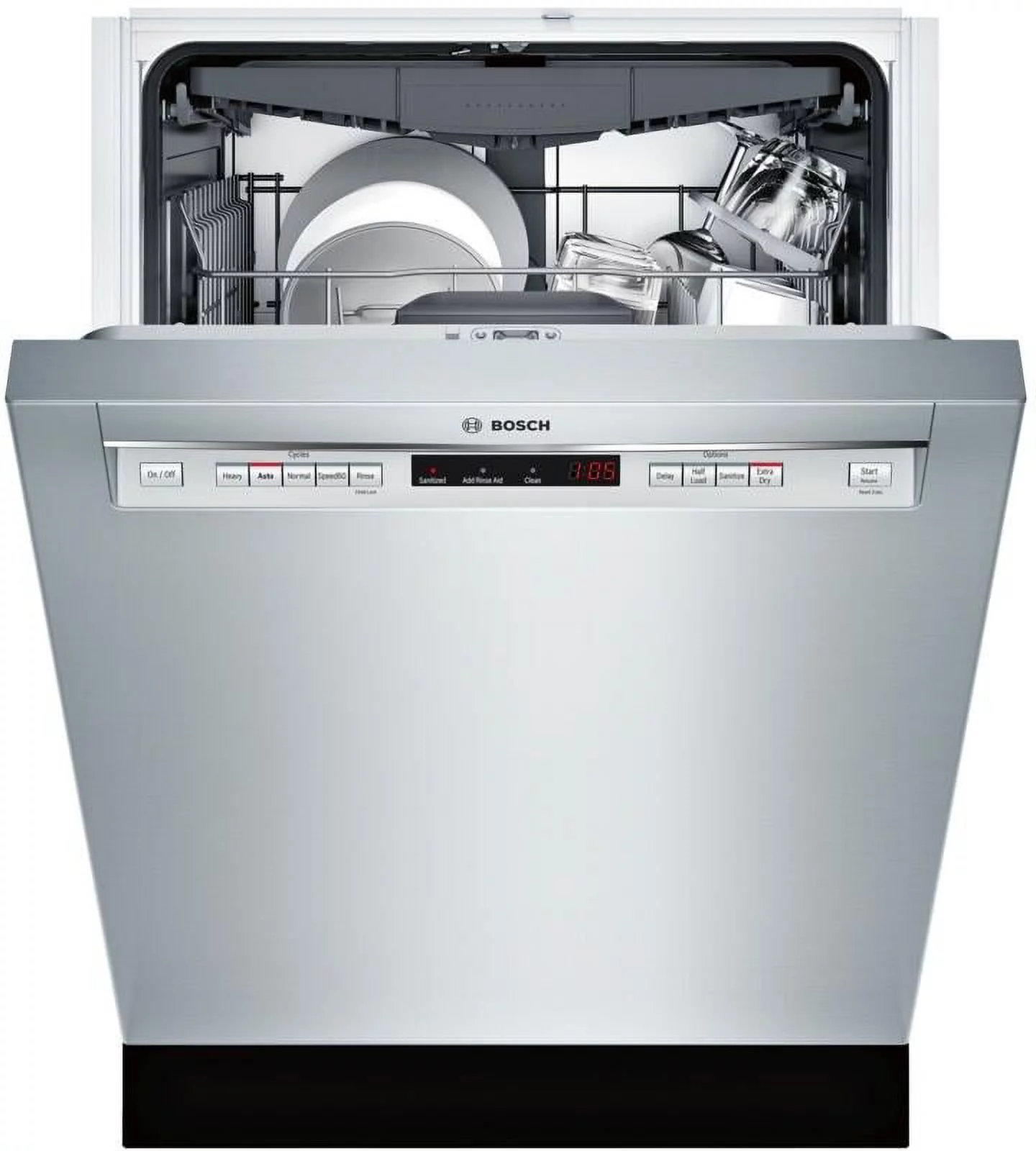 Bosch SHEM63W55N 300 Series 44dB Stainless Built-In Dishwasher