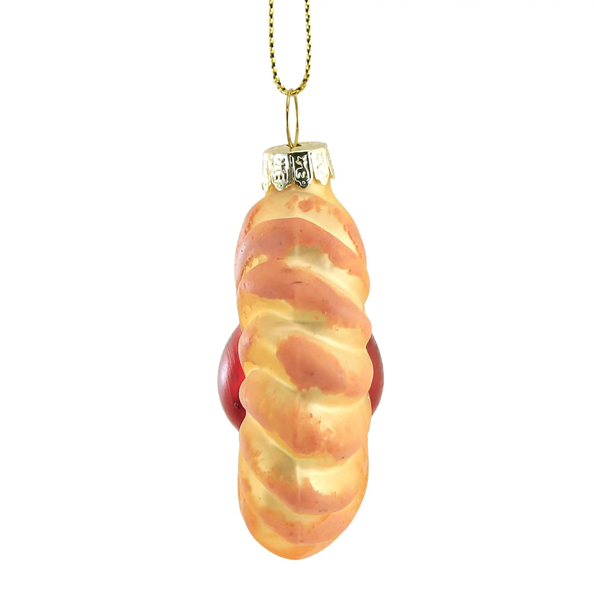 Holiday Ornament Italian Cookie Glass Christmas Spritz Ornament Go6657