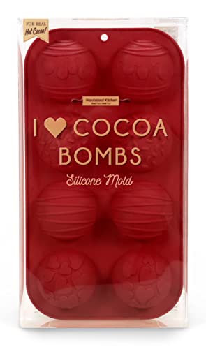 Handstand Kitchen Hot Cocoa Bomb Embossed Silicone Mold