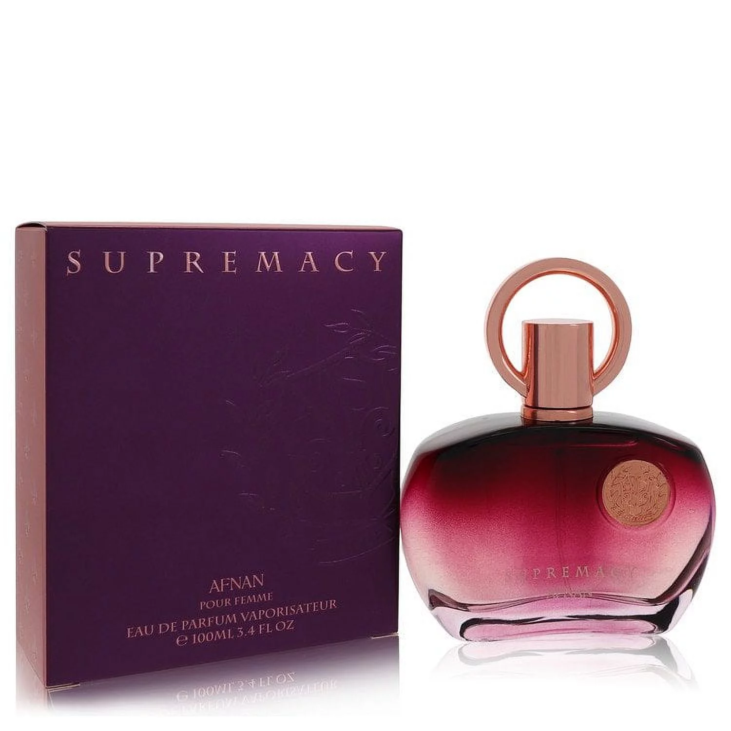 ( 2 Pack ) of Supremacy Pour Femme by Afnan Eau De Parfum Spray 3.4 oz For Women