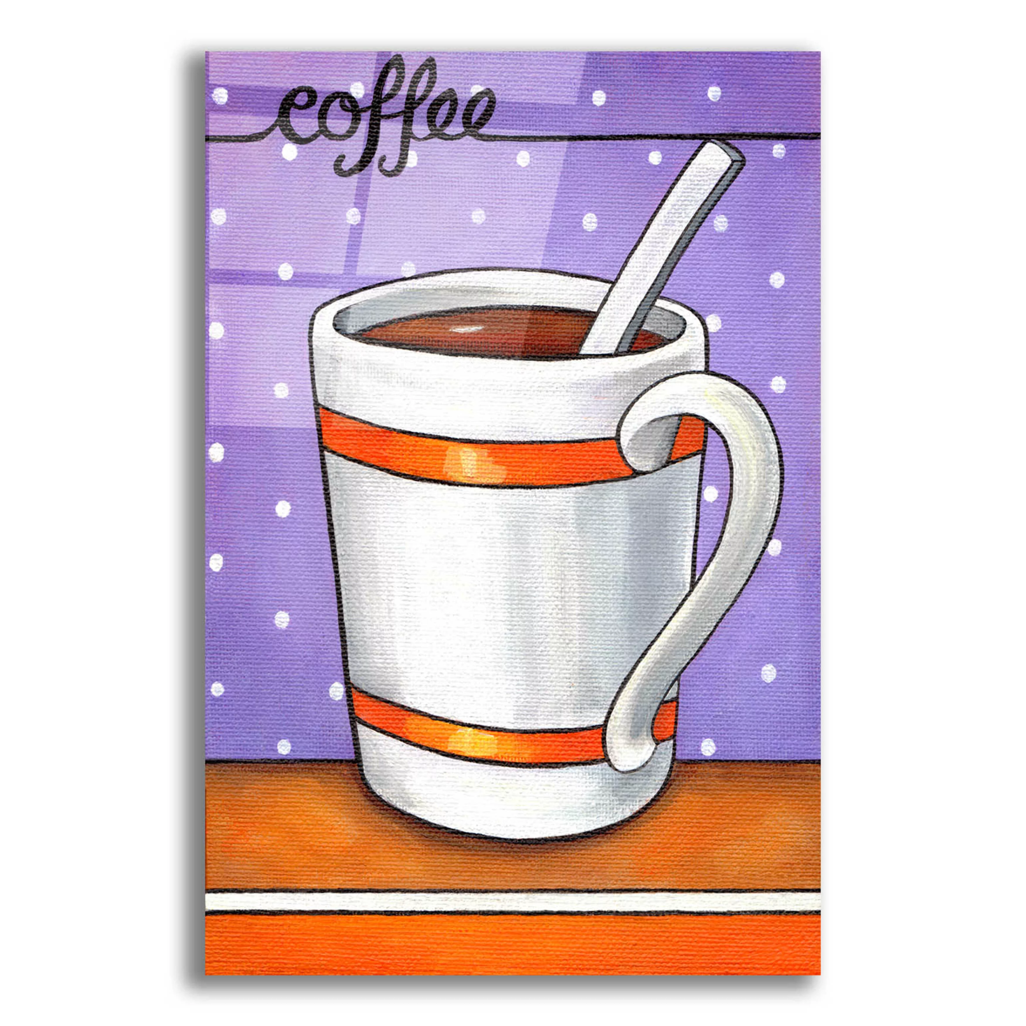 Epic Art 'Good Morning Cafe Coffee' by Cathy Horvath-Buchanan, Acrylic Glass Wall Art, 12