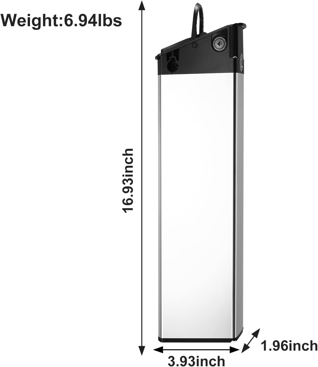 Jasion Battery for EB7 2.0 Electric Bike, 48V 10Ah Lithium-Ion Battery, Removable and Rechargable Battery (Not Suitable EB7 ST)