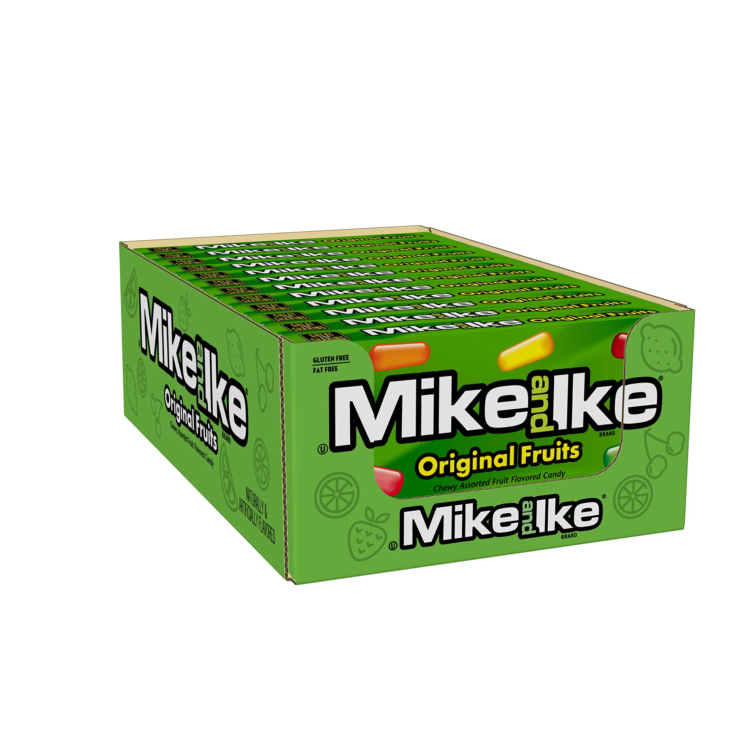 Mike And Ike Chewy Candy, Original, 5 Ounce (Pack Of 12)