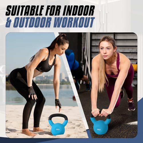 MADOG Neoprene Coated Kettlebells, Strength Training Hand Weights