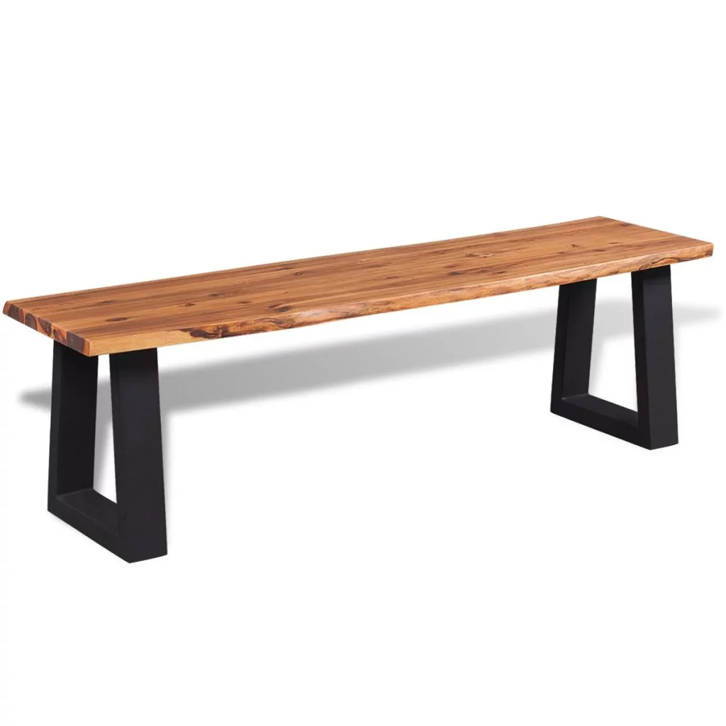 Carevas Bench Solid Acacia Wood 63