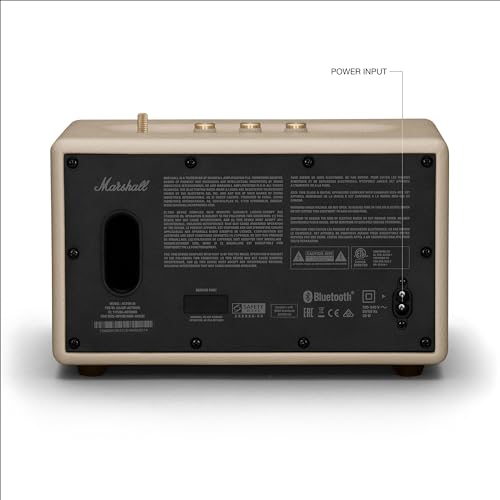 Marshall Acton III Bluetooth Home Speaker, Cream