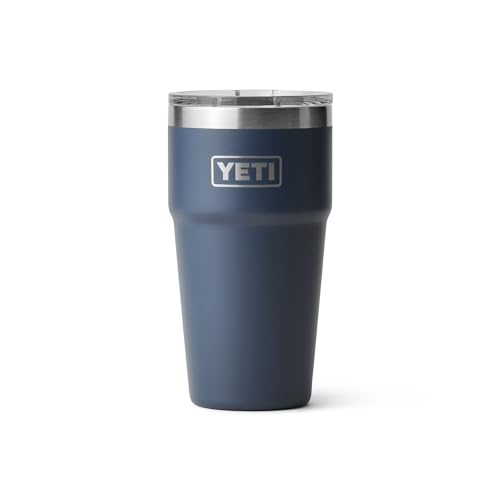 YETI Rambler 20 oz Stackable Tumbler, Stainless Steel, Vacuum Insulated with MagSlider Lid