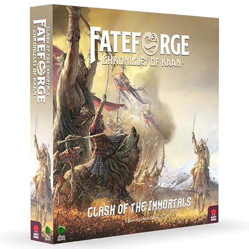 Fateforge Chronicles of Kaan: Clash of The Immortals Expansion - Strategy Board Game, App Co-Op Action Adventure, Ages 14+, 1-4 Players