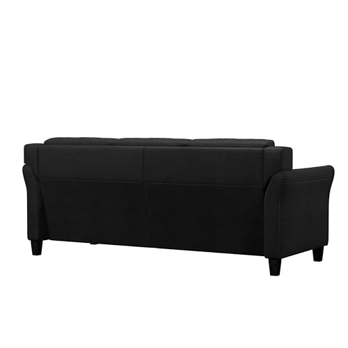 Lifestyle Solutions Harrington Loveseat, Black