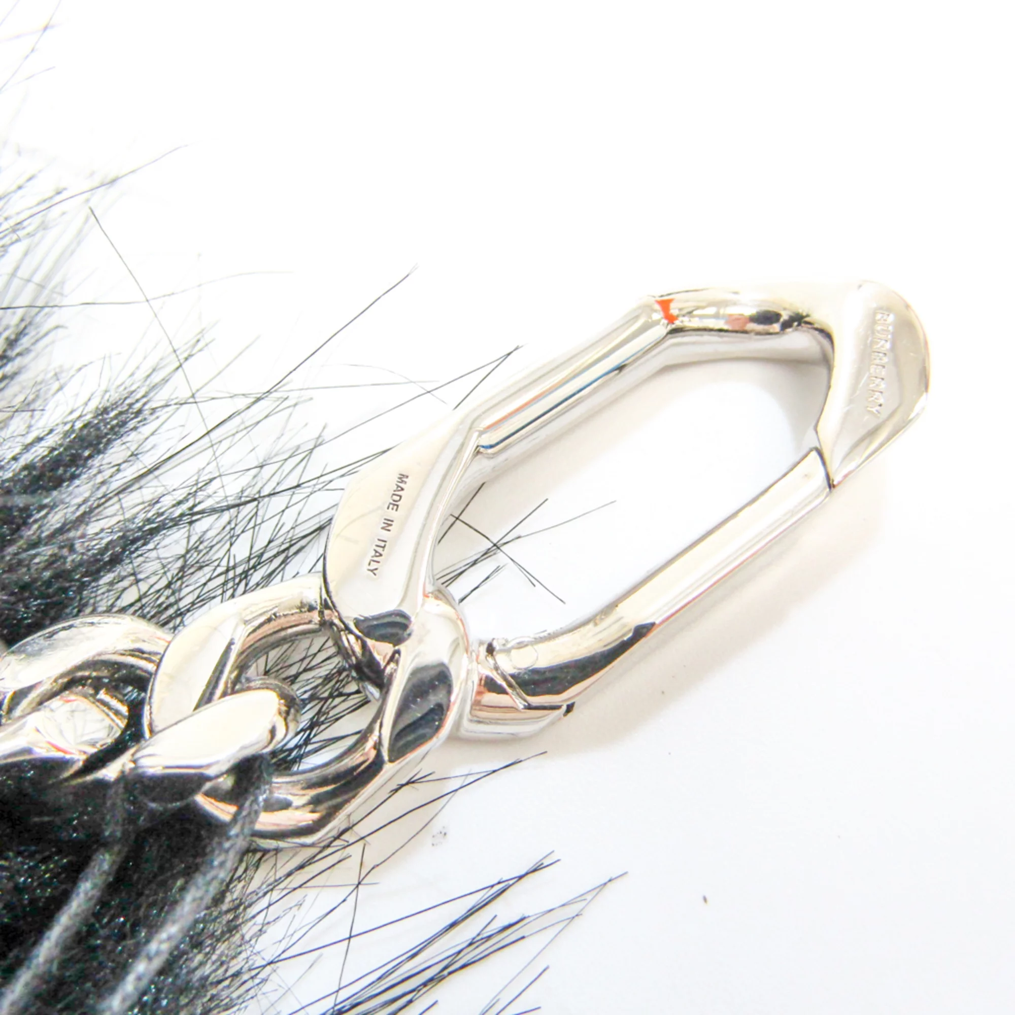 Pre-Owned Burberry Keyring (Black,Brown) (Good)