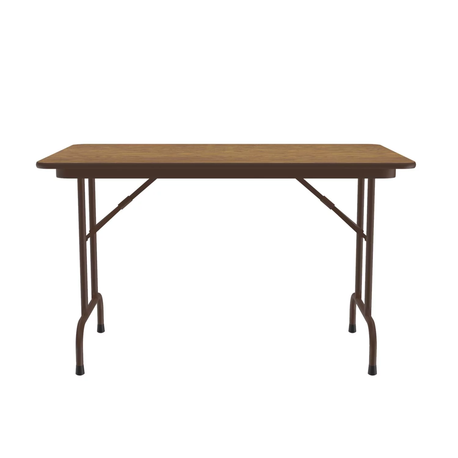 Correll Rectangular Laminate Top Folding Table With Medium Oak CF3048TF-06