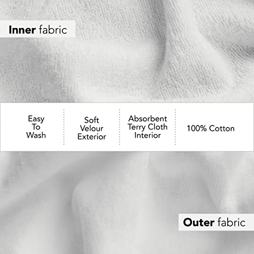 Womens Terry Cloth Bathrobe by Boca Terry, Cotton Spa Robes, Plush Hotel Bath Robe, M/L, 2X, 4X