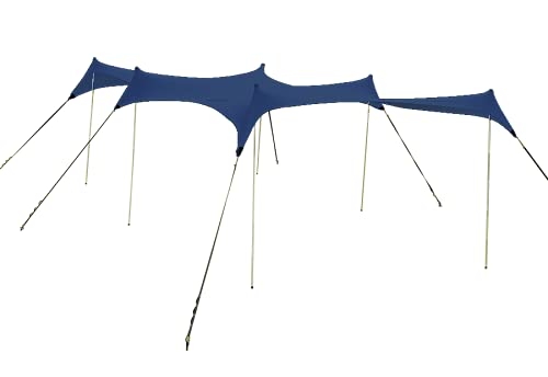 Neso Party Tent, 8 Ft Height, 11X22 Ft, 23 Pounds, Canopy Event Tent for On and Off The Beach (Coral)