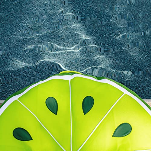Big Joe Fruit Pool Floats, No Inflation Needed, Quick Draining Fabric, Round Loungers and Pool Noodles