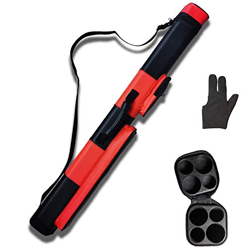 2x2 Hard cue case Square Pool Cue Billiard Stick Carrying Case