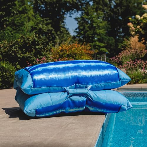 Big Joe Kona Hammock No Inflation Needed Pool Lounger with Headrest, Quick Draining Fabric, 4 feet Big
