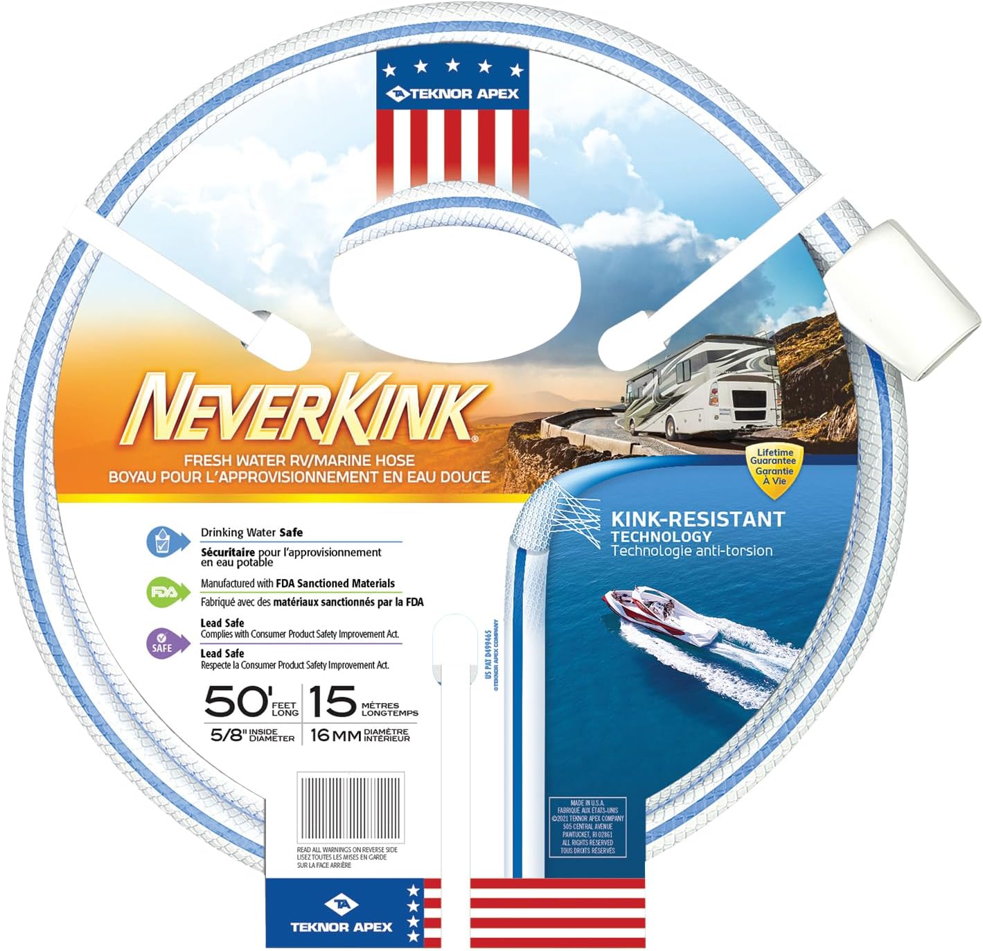 Teknor Apex 8602-50 NeverKink RV/Marine Hose - 5/8
