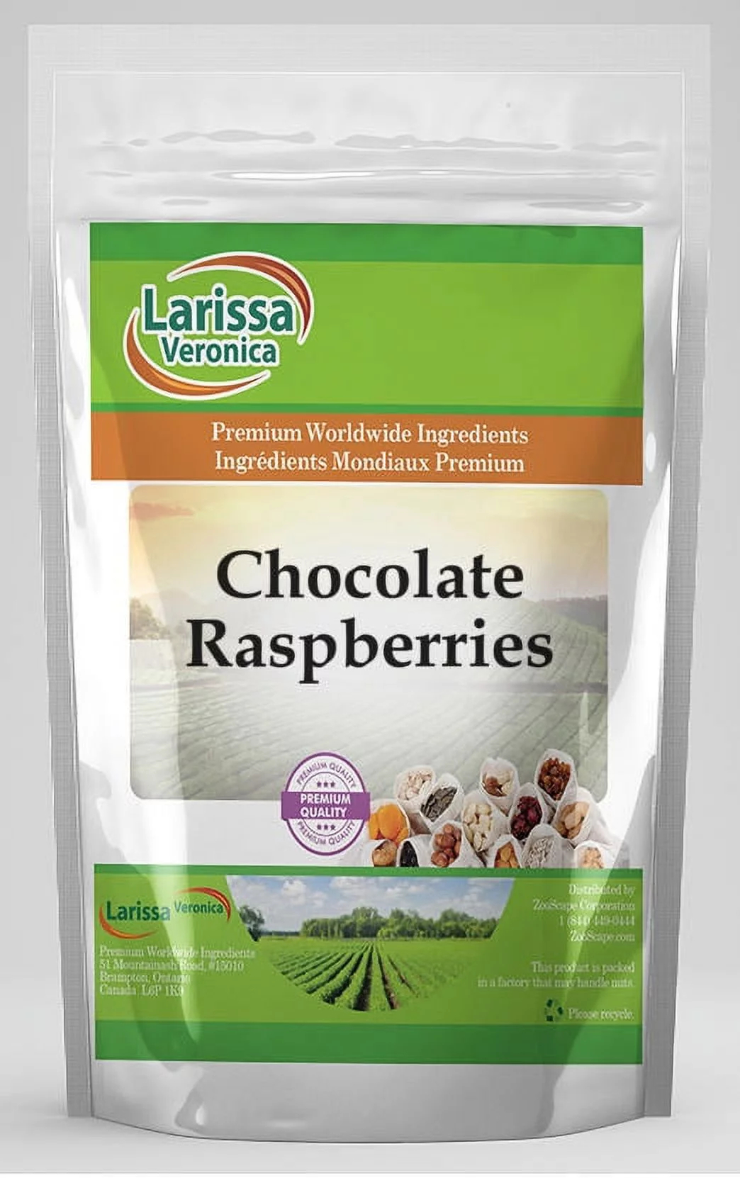 Larissa Veronica Dark Chocolate Covered Raspberries, (16 oz, 3-Pack, Zin: 527009)