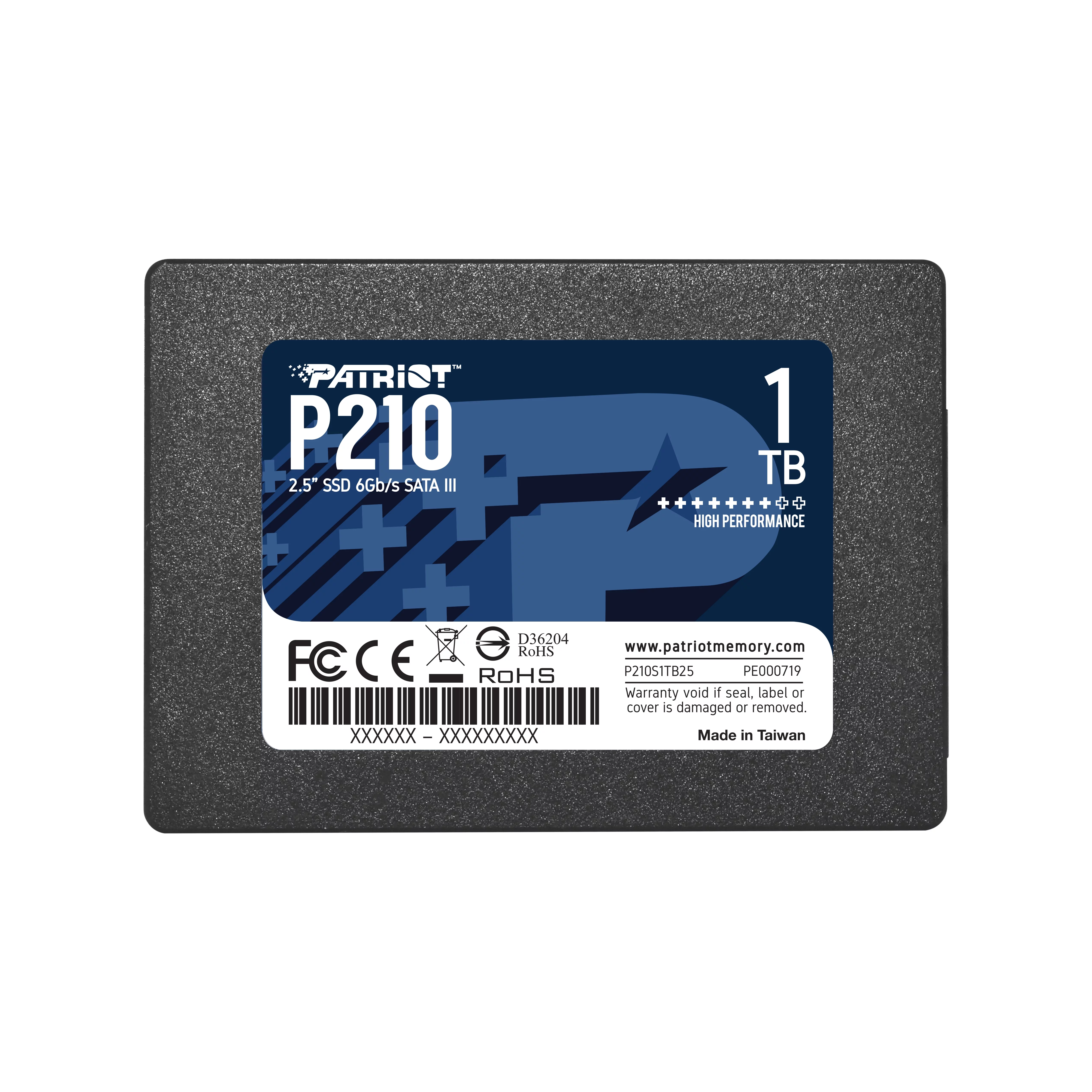 Patriot P210 1TB Internal SSD - SATA 3 2.5