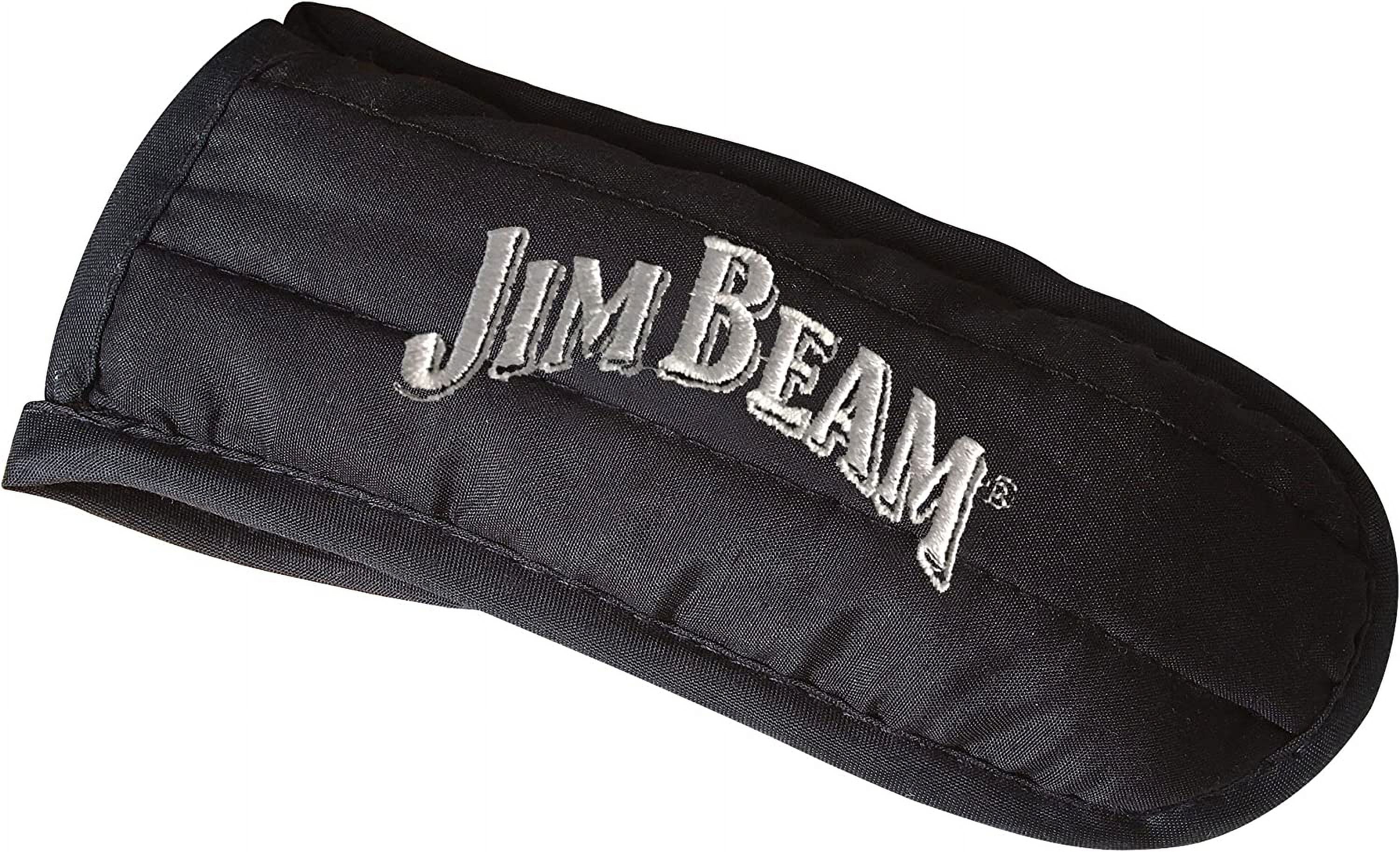 Jim Beam Jb0159 Cast Iron Skillet With Wooden Plate and Handle Cover