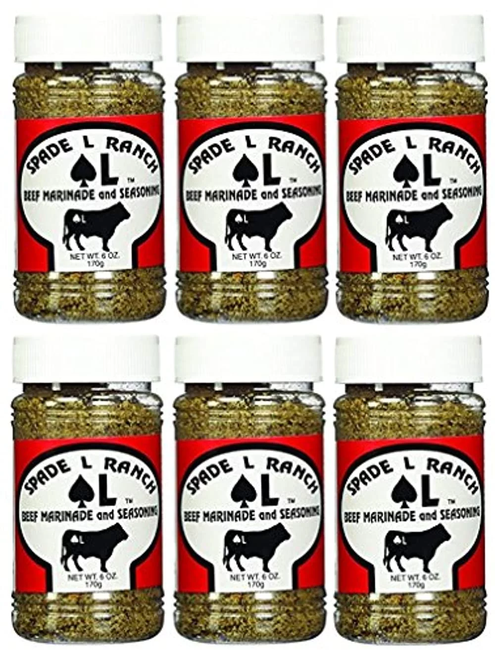 Spade L Ranch Beef Marinade and Seasoning 6 Oz. (Pack of 6)