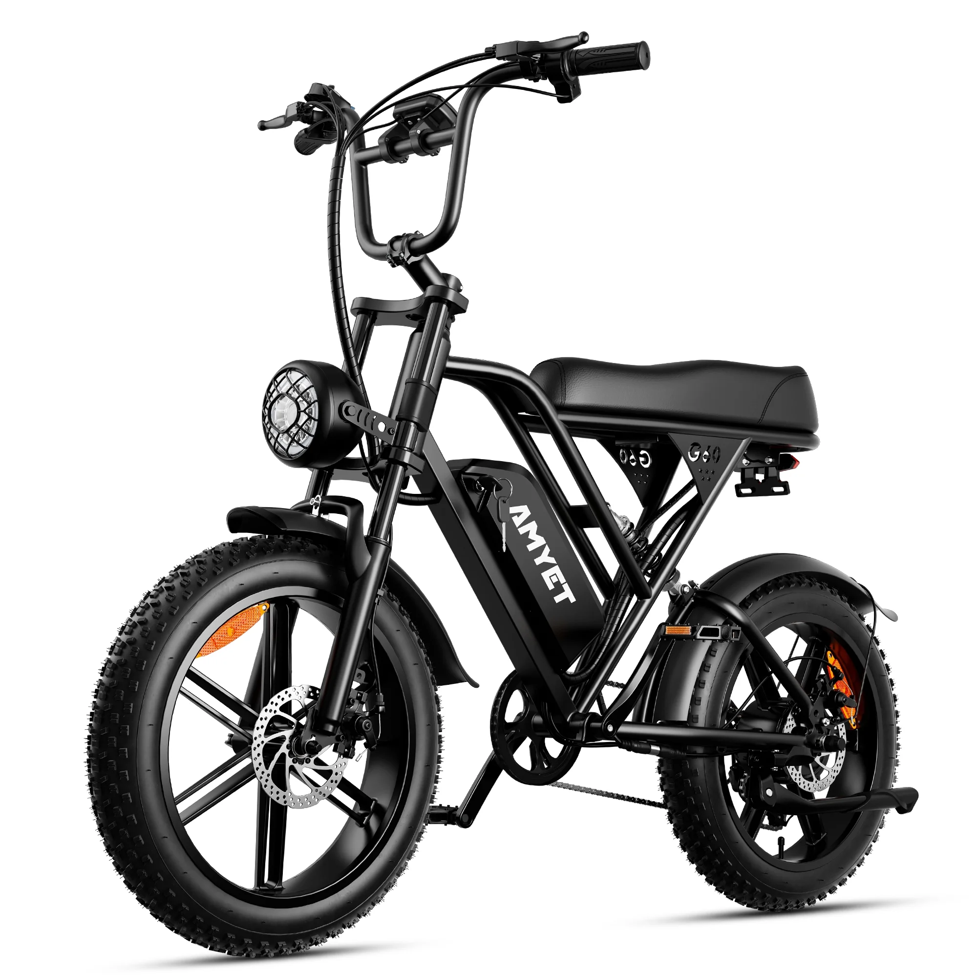 AMYET G60 Electric Bike for Adults,750W Ebike with 48V20Ah Removable Battery,20MPH &70 Miles 7 Speed Gears,20