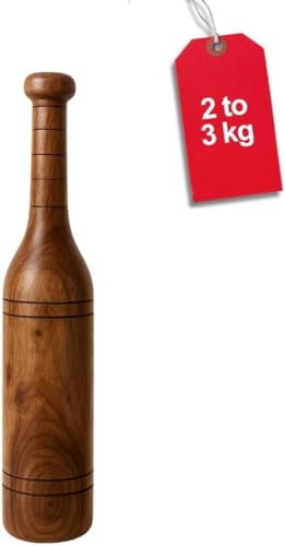 KNK MUGDAR FITNESS BAR INDIAN CLUB MUDGAR BHEEM MACE SHOULDER EQUIPMENT MEEL KARLA KATAI MUGDAL FITNESS DURABLE WOODEN EQUIPMENT