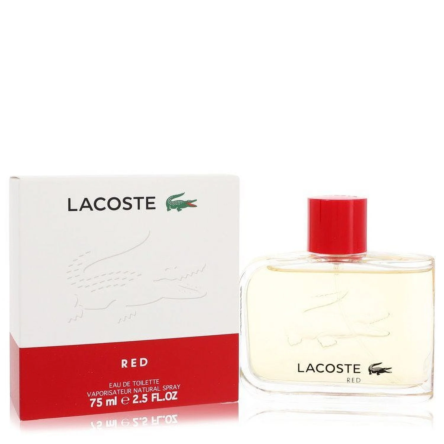 Lacoste Red Style In Play Eau De Toilette Spray - Confident & Playful Scent