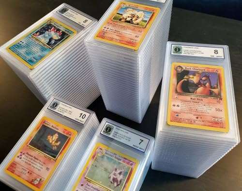 Card Kings Poke-mon Mystery Pack - Graded Card Mystery Power Pack, 5 Holograms, Sealed Booster Pack, Plus 20 Base Bonus Cards