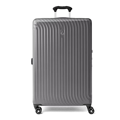Travelpro Maxlite Air Hardside Expandable Carry on Luggage, 8 Spinner Wheels, Lightweight Hard Shell Polycarbonate Suitcase, Shadow Grey, Carry On 21-Inch