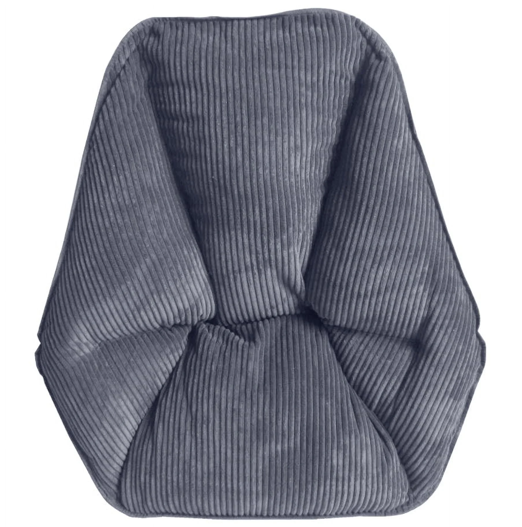 Gray Hexagon Folding Dish Chair for Dorms, Living Rooms, and Bed Rooms - Re-boxed, may be missing tags