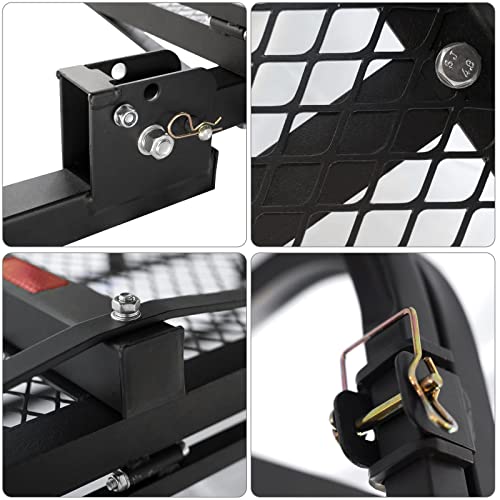 Wildroad Hitch Cargo Carrier 500 LBS Capacity Vehicle Trailer Baskets 60