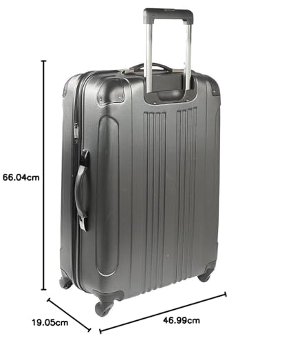 Kenneth Cole REACTION Out of Bounds Lightweight Hardshell 4-Wheel Spinner Luggage, Cobalt Blue, 20-Inch Carry On